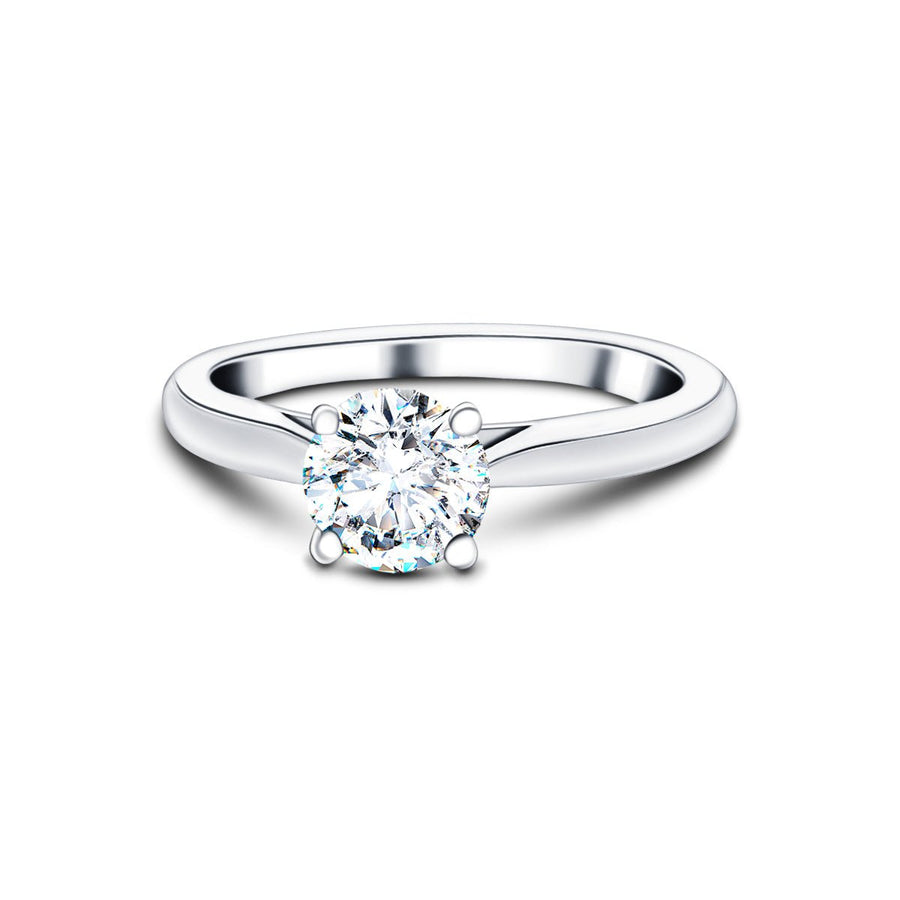 Ella Lab Diamond Solitaire Engagement Ring 2.00ct D/VVS Platinum - After Diamonds